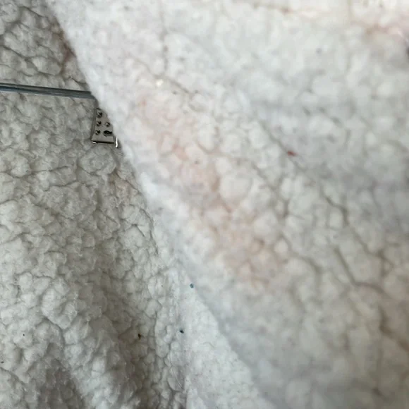 Sneak peek jacket rust corduroy Sherpa style lined coat size medium side pocket - Picture 6 of 14